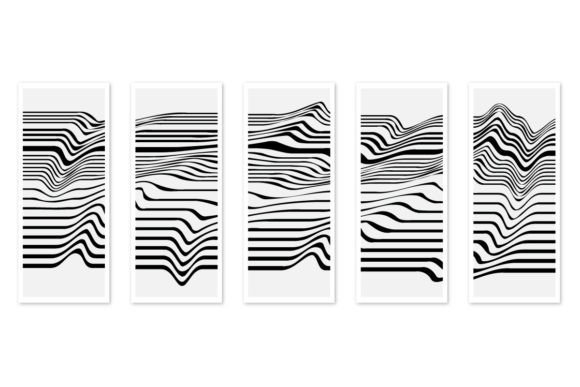 Download Line Art Abstract Design Frame Wallart - Wallart Collection