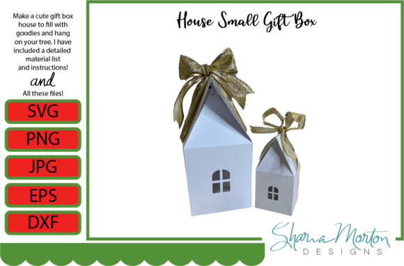 Download House Gift Box Small, SVG, Cricut Diecut - Premium Resources